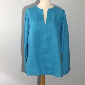 Lauren Ralph Lauren 100% Linen Tunic, sz M
